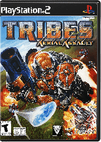 TRIBES Aerial Assault Playstation 2 US box art